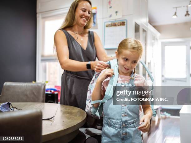 mother and daughter getting ready - girl power stickers stock pictures, royalty-free photos & images