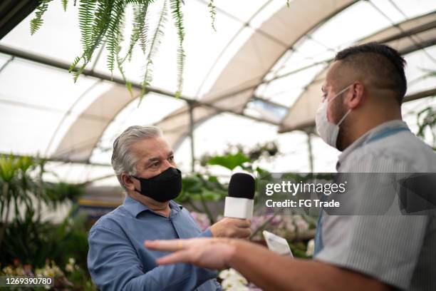 Interview Mask Media Interview Mask Photos and Premium High Res Pictures - Getty Images