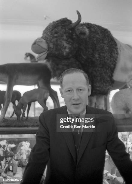 Charles Vesey, President of famed Manhattan toy store, FAO Schwarz, 1962.