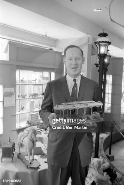 Charles Vesey, President of toy store FAO Schwarz, 1962.
