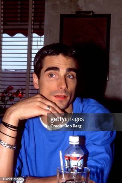 American singer, songwriter, actor and model Kevin Richardson of the Backstreet Boys poses for a portrait circa April, 1997 in Miami Beach, Florida.