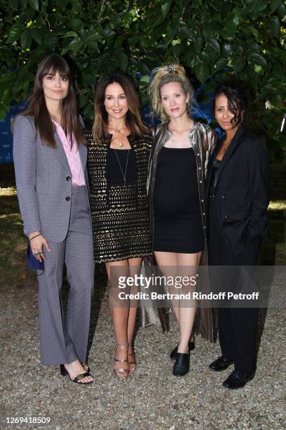 Members of the Jury Clara Luciani, Vice President of the Jury Elsa Zylberstein, Evelyne Brochu and Manele Labidi attend the Jury Photocall of the...