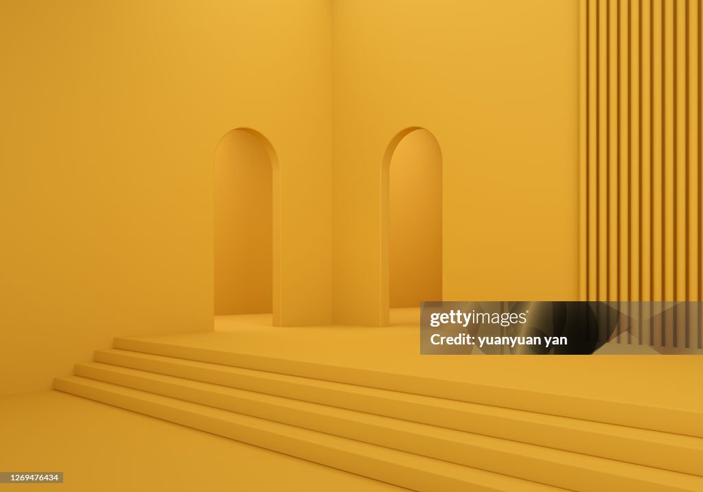 3D rendering interior background