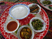 Ambuyat, the national food of Brunei and traditional dishes
