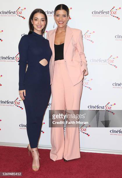 Kate Walsh and Adelaide Kane attend the 'Dirt Music' screening on closing night of CinefestOZ at Orana Cinemas on August 29, 2020 in Busselton,...