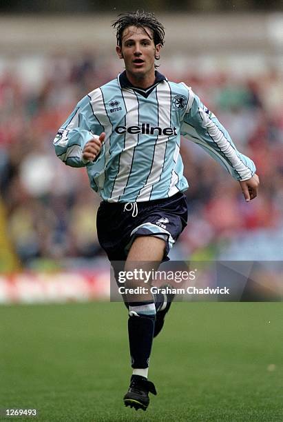 Craig Harrison of Middlesbrough in action during the FA Carling Premiership match against Aston Villa at Villa Park in Birmingham, England. Villa won...