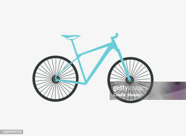 bicycle - urban development stock illustrations