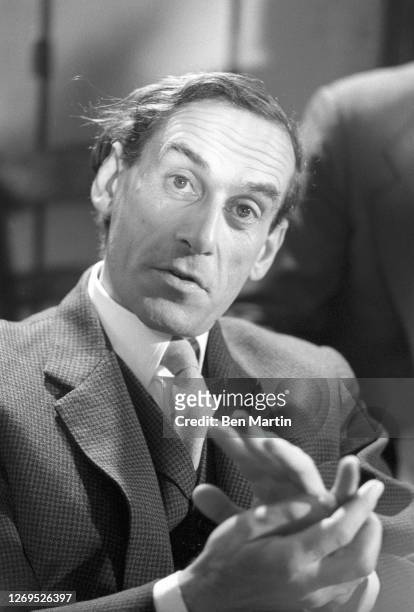 Liberal Party Leader Jeremy Thorpe at Queen's Hall, Barnstaple, during the counting of ballots, February 1974.