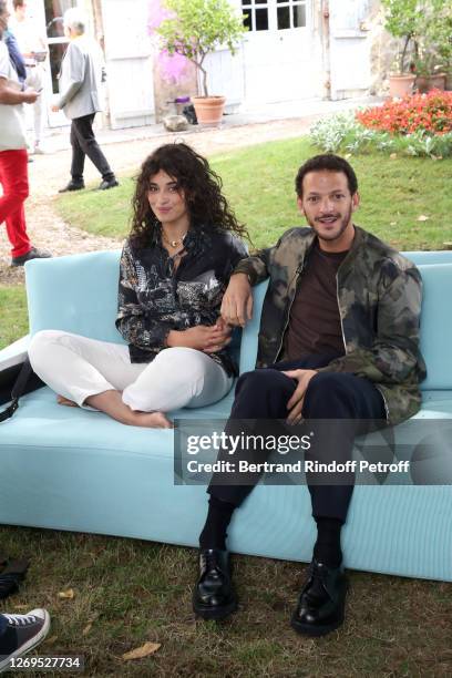 Actors Camelia Jordana and Vincent Dedienne attend the "Parents D'Eleves" Photocall at 13th Angouleme French-Speaking Film Festival on August 29,...