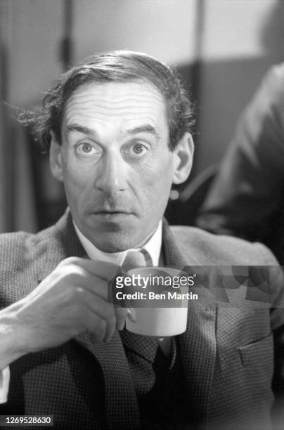 Liberal Party Leader Jeremy Thorpe at Queen's Hall, Barnstaple, during the counting of ballots, February 1974.