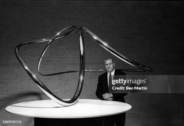 Jose de Rivera at the Whitney Museum, New York, US, 1960.