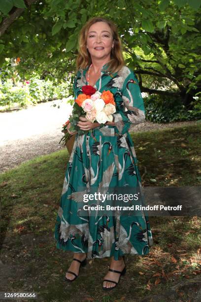 Actress Catherine Frot attends the "La fine fleur" Photocall at the 13th Angouleme French-Speaking Film Festival - day two - on August 29, 2020 in...