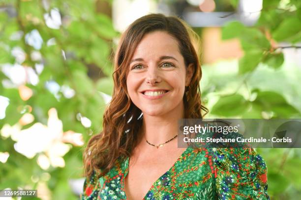 Actress Laure Calamy attends the "Antoinette Dans Les Cevennes" Photocall at 13th Angouleme French-Speaking Film Festival on August 29, 2020 in...