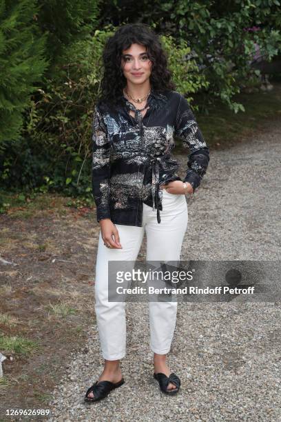 Actress Camelia Jordana attends the "Les choses qu'on dit les choses qu'on fait" Photocall at 13th Angouleme French-Speaking Film Festival on August...