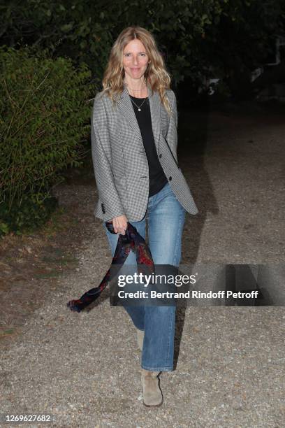Actress Sandrine Kiberlain attends the "Les deux Alfred" Photocall at 13th Angouleme French-Speaking Film Festival on August 29, 2020 in Angouleme,...