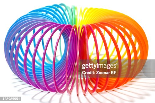 Toy Stretched Spring High-Res Stock Photo - Getty Images