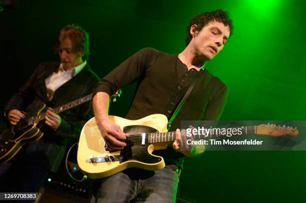Jakob Dylan of The Wallflowers performs during SXSW 2005 at Stubbs Bar-B-Que on March 19, 2005 in Austin, Texas.