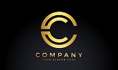 Initial Letter C Logo With Creative Modern Business Typography Vector Template