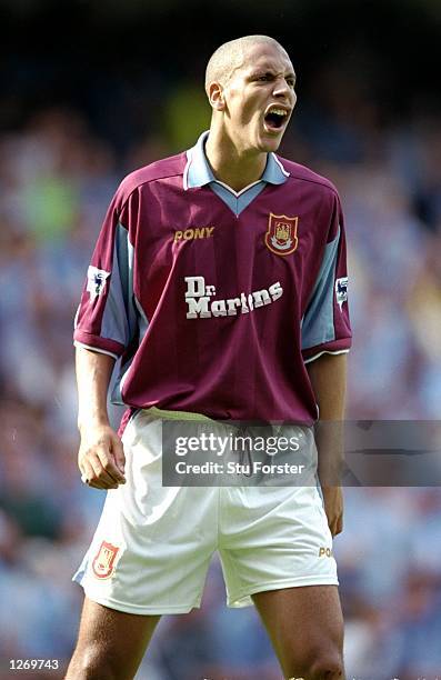 Rio Ferdinand of West Ham United in action during the FA Carling Premiership match against Coventry City at Highfield Road in Coventry, England. The...