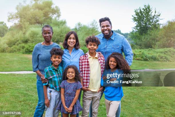 Mixed Racial Large Family African American Photos and Premium High Res Pictures ...