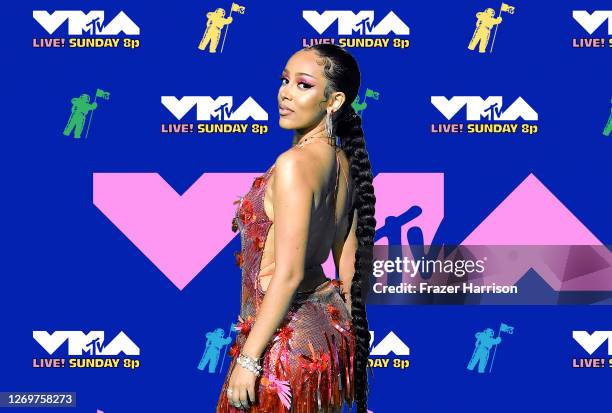 Doja Cat attends the 2020 MTV Video Music Awards, broadcast on Sunday, August 30, 2020 in New York City.