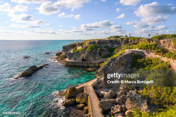 punta sur, isla mujeres, cancun, quintana roo, mexico - insel mujeres stock-fotos und bilder