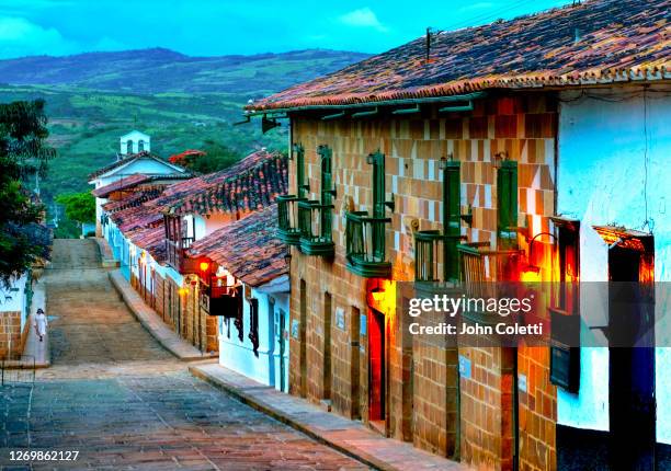 barichara, colombia - norte de santander stockfoto's en -beelden