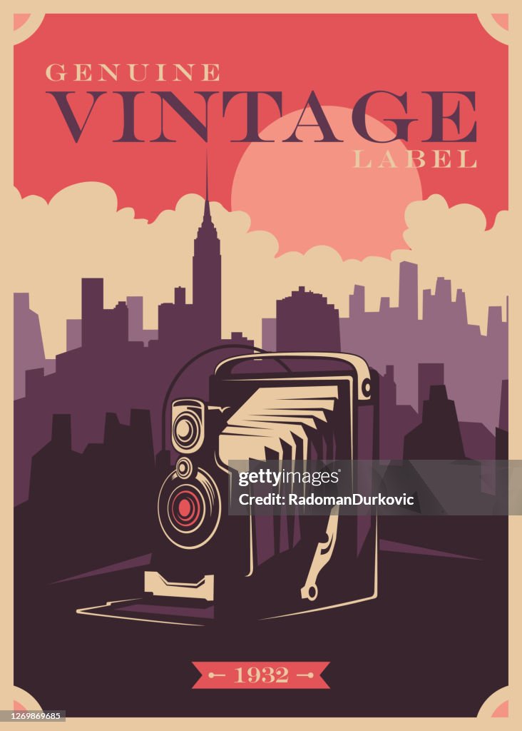 Poster, stampa Vintage poster design., Regali & Merch