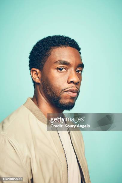 Actor Chadwick Boseman is photographed for People Magazine on July 25, 2017 at D23 Expo in Los Angeles, California.