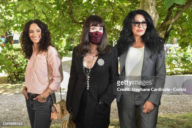 Actresses Rachida Brakni, Isabelle Adjani and director Yamina Benguigui attend the "Soeurs" Photocall at 13th Angouleme French-Speaking Film Festival...