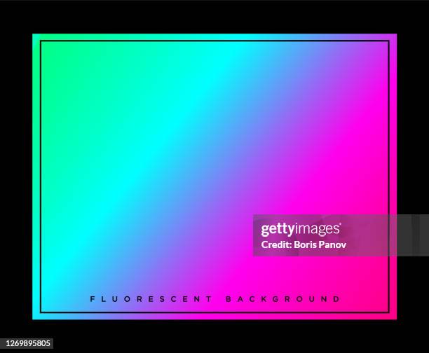 bright blue and pink neon fluorescent gradient glow background - glow sticks background stock illustrations