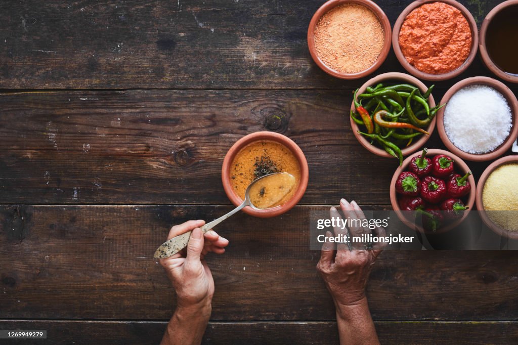 Aegean Region regional tarhana soup