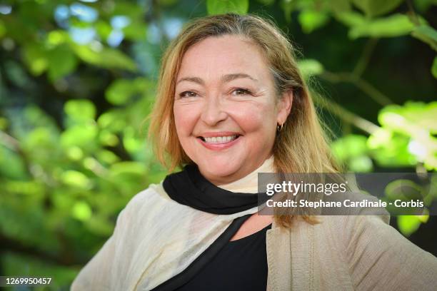 Actress Catherine Frot attends the "Des Hommes" Photocall at 13th Angouleme French-Speaking Film Festival on August 31, 2020 in Angouleme, France.