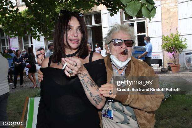 Actress Beatrice Dalle and Director Josee Dayan attend the 13th Angouleme French-Speaking Film Festival - day four- on August 31, 2020 in Angouleme,...