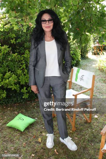 Director Yamina Benguigui attends the "Soeurs" Photocall at 13th Angouleme French-Speaking Film Festival on August 31, 2020 in Angouleme, France.