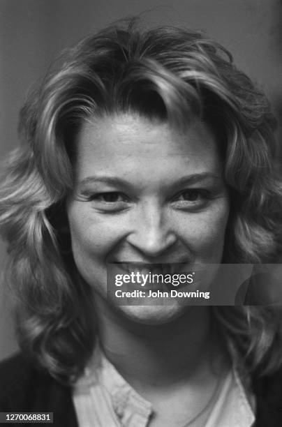 English actor Gillian Taylforth, 16th June 1986. She is known for her role as Kathy Beale on the BBC soap opera 'Eastenders'.