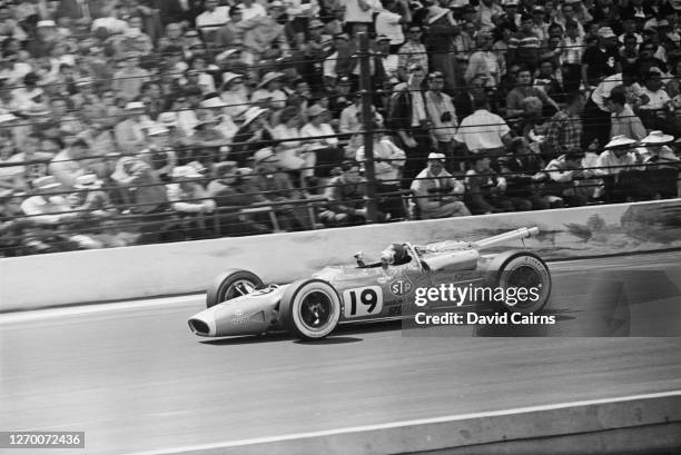 British racing driver Jim Clark at the Indianapolis 500, Indiana, USA, 30th May 1966. He came in second.