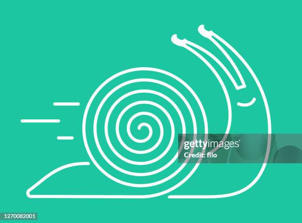 illustrazioni stock, clip art, cartoni animati e icone di tendenza di lumaca - chiocciola simbolo ortografico