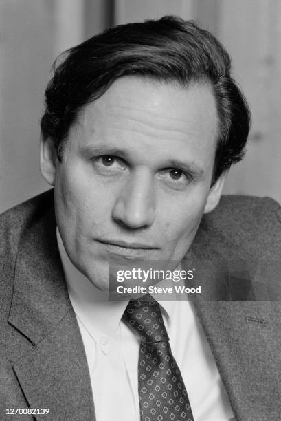 American investigative journalist Bob Woodward, 18th February 1985. He reported on the Watergate scandal in the 1970s whilst working for 'The...