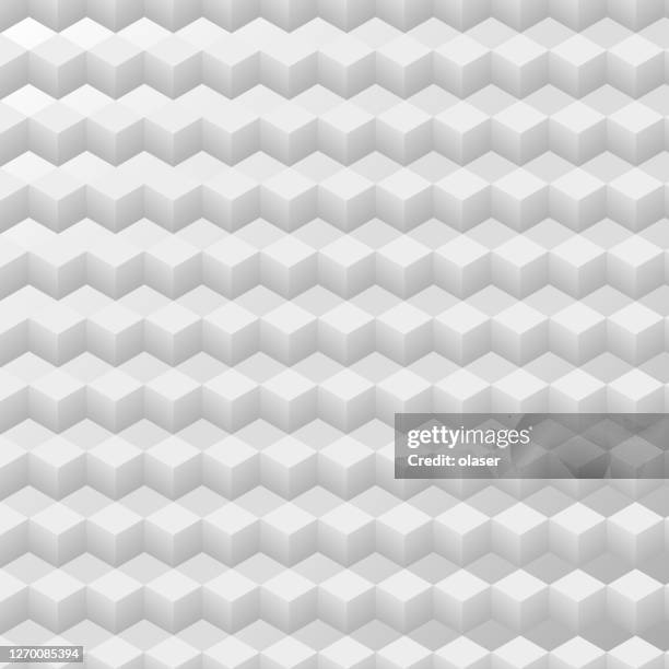 30-30 angled 3d cubes. note the light gradient - shadow illusion stock illustrations
