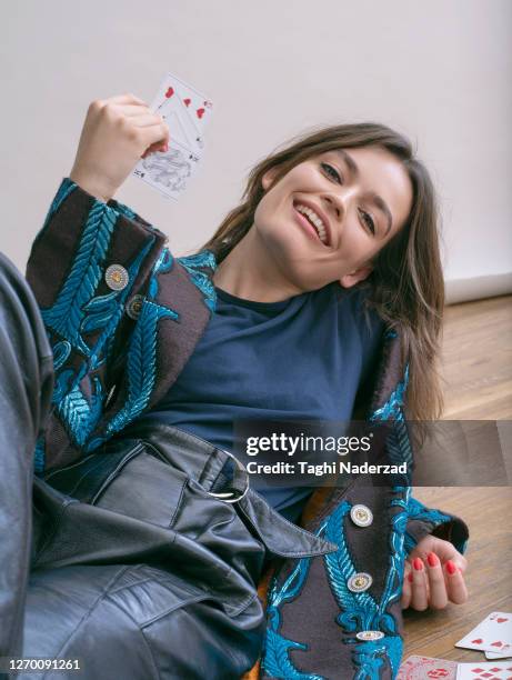 Actress Emma Mackey is photographed for French Glamour Magazine on October 16, 2019 in London, England. PUBLISHED IMAGE.