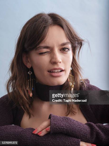 Actress Emma Mackey is photographed for French Glamour Magazine on October 16, 2019 in London, England. PUBLISHED IMAGE.
