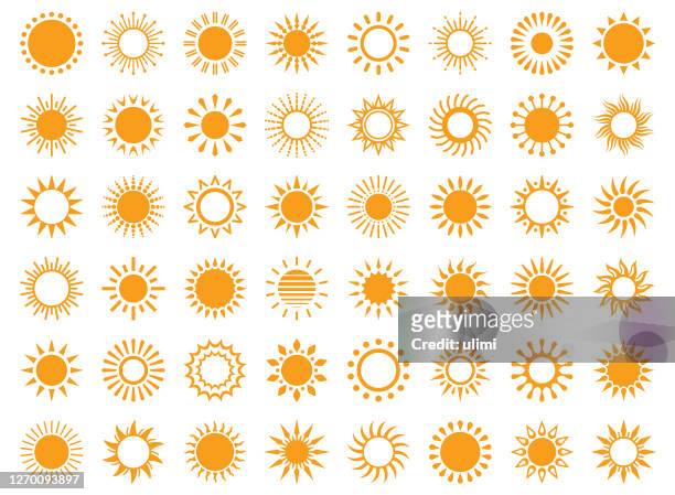 sun - sunbeam stock illustrations