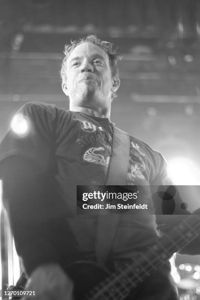 Vince Hornsby of the rock band Sevendust performs at the Gig nightclub in Los Angeles, California on November 13, 2003.