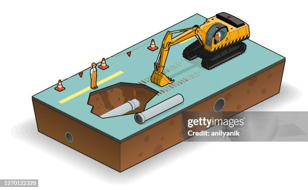 under construction - character builder stock illustrations