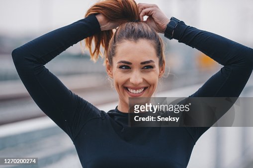 2,006 Woman Hair Tied Photos and Premium High Res Pictures - Getty Images