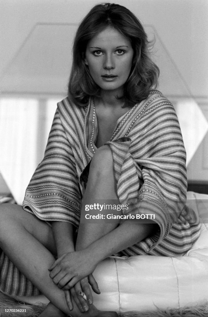 Sanda Retro L'actrice française Dominique Sanda à Paris en janvier 1970, France ...