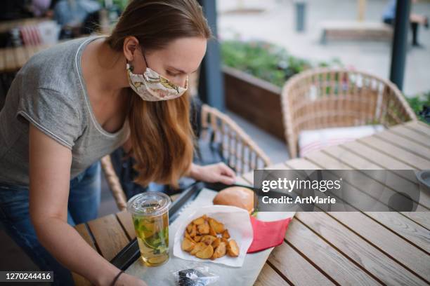 Eating Mask Eating Restaurant Mask Photos and Premium High Res Pictures - Getty Images