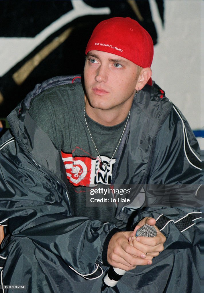 Eminem Press Conference at Brixton Boxing Club, London, 2000