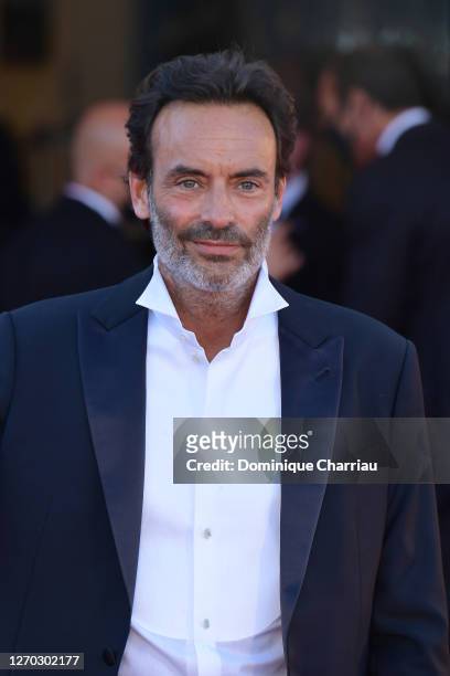 Anthony Delon walks the red carpet ahead of the Opening Ceremony and the "Lacci" red carpet during the 77th Venice Film Festival at on September 02,...